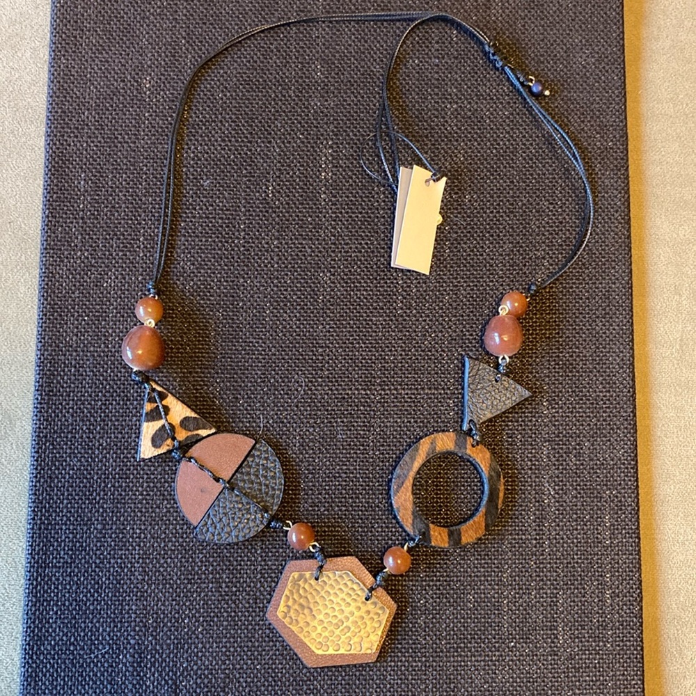 Chico's Multicolor Geometric Necklace